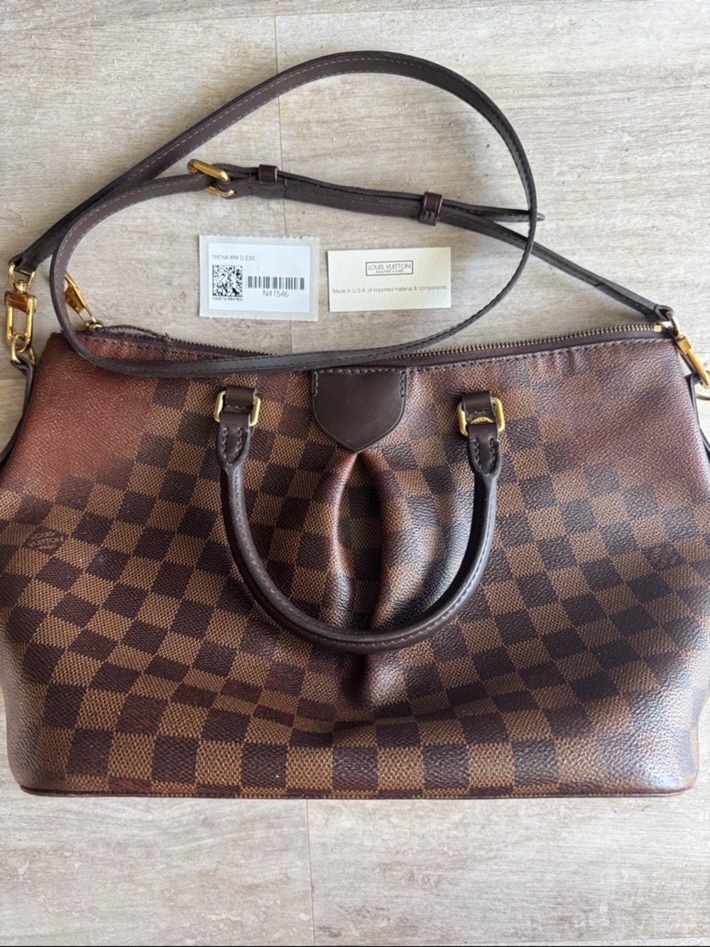 Louis Vuitton Damier Ebene— Sienna MM